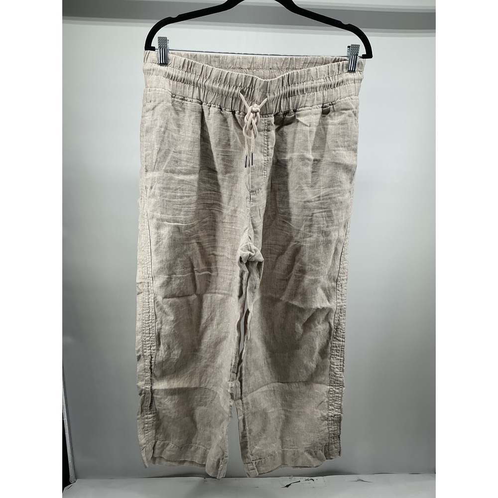 100% European Linen Wide Leg Pants - 28" - Picture 1 of 3